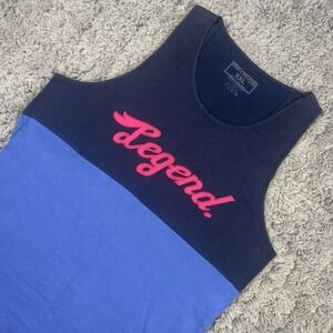 Pink Dolphin Men's XXL LEGEND Embroidered Tank Top Shirt Multicolor